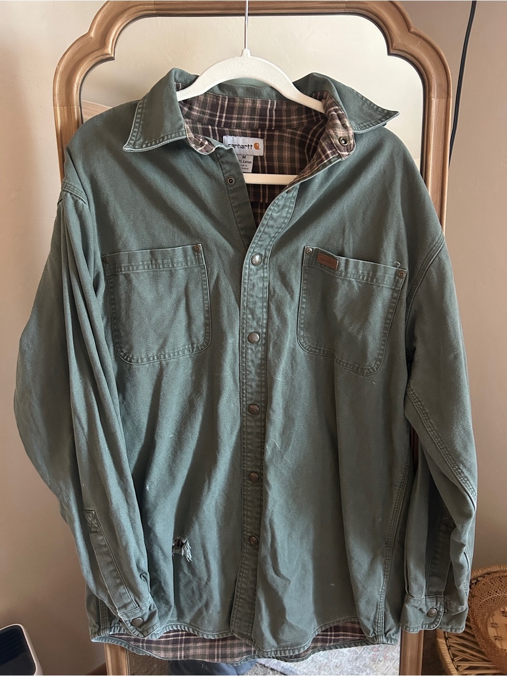 Vintage Carhartt Men's Shirt Jacket